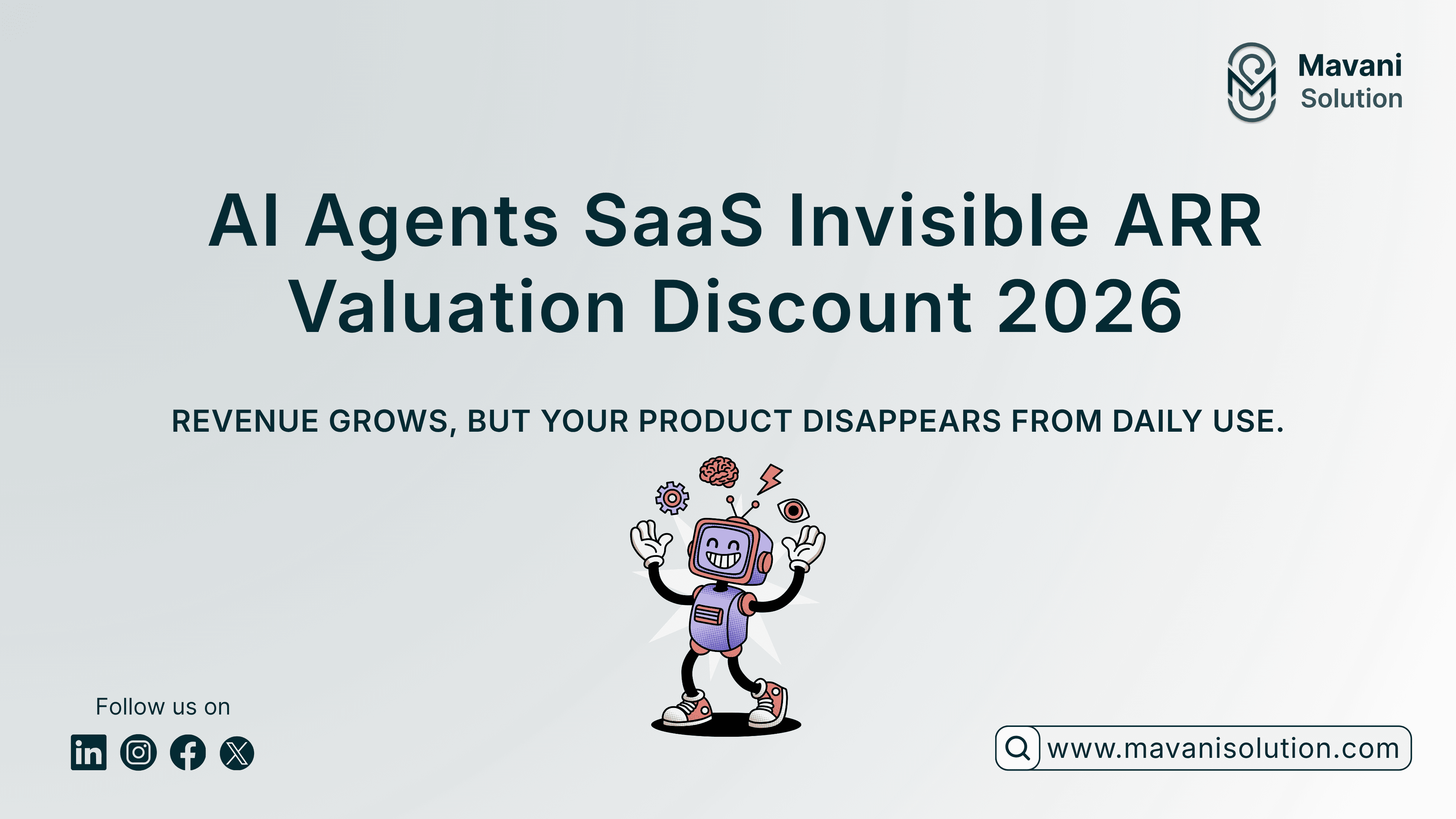 Your SaaS Is Becoming Invisible: How AI Agents Are Turning Strong ARR Into a Valuation Discount — cover image