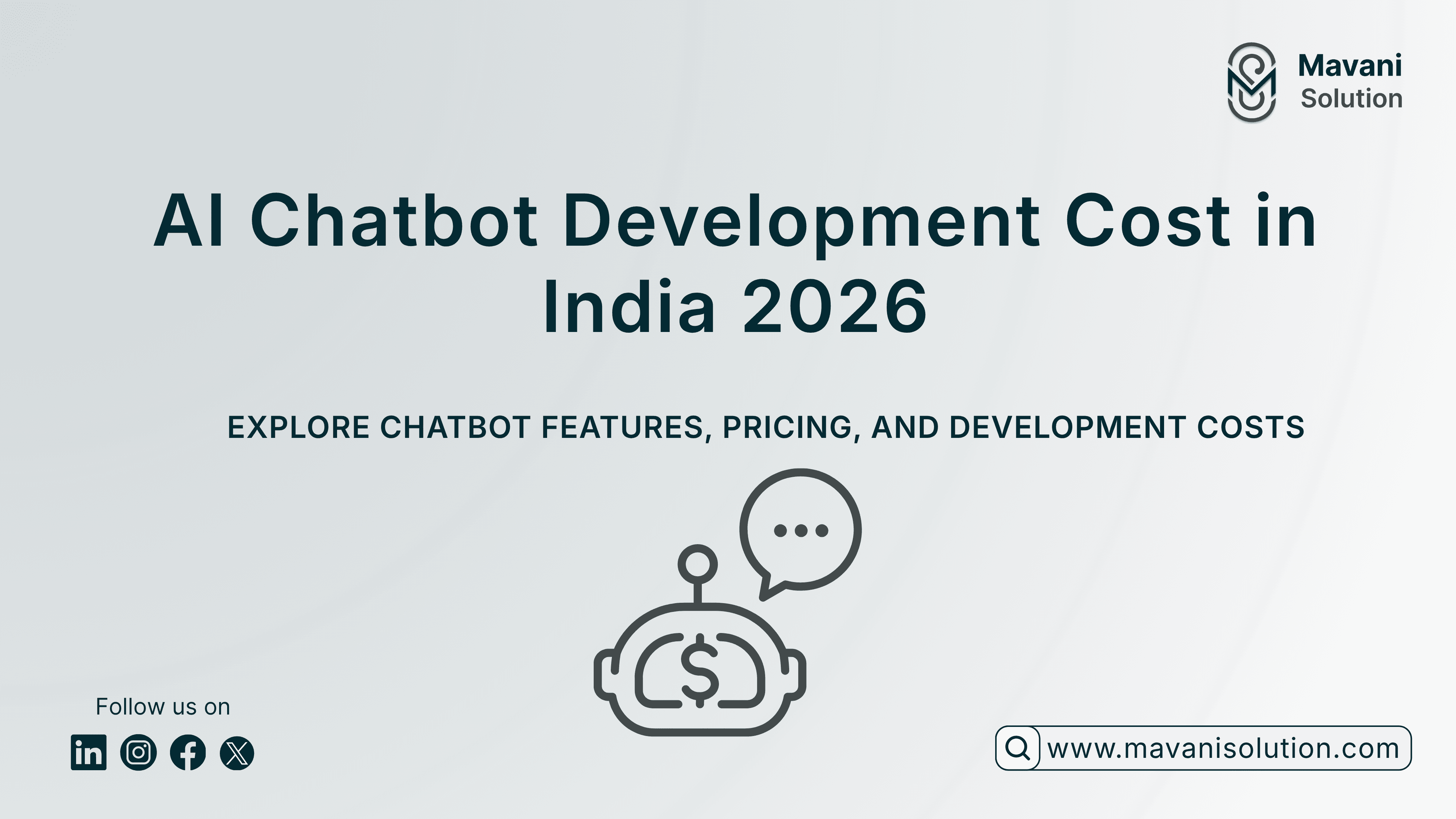 AI Chatbot Development Cost in India 2026: Complete Pricing & Features Guide — cover image