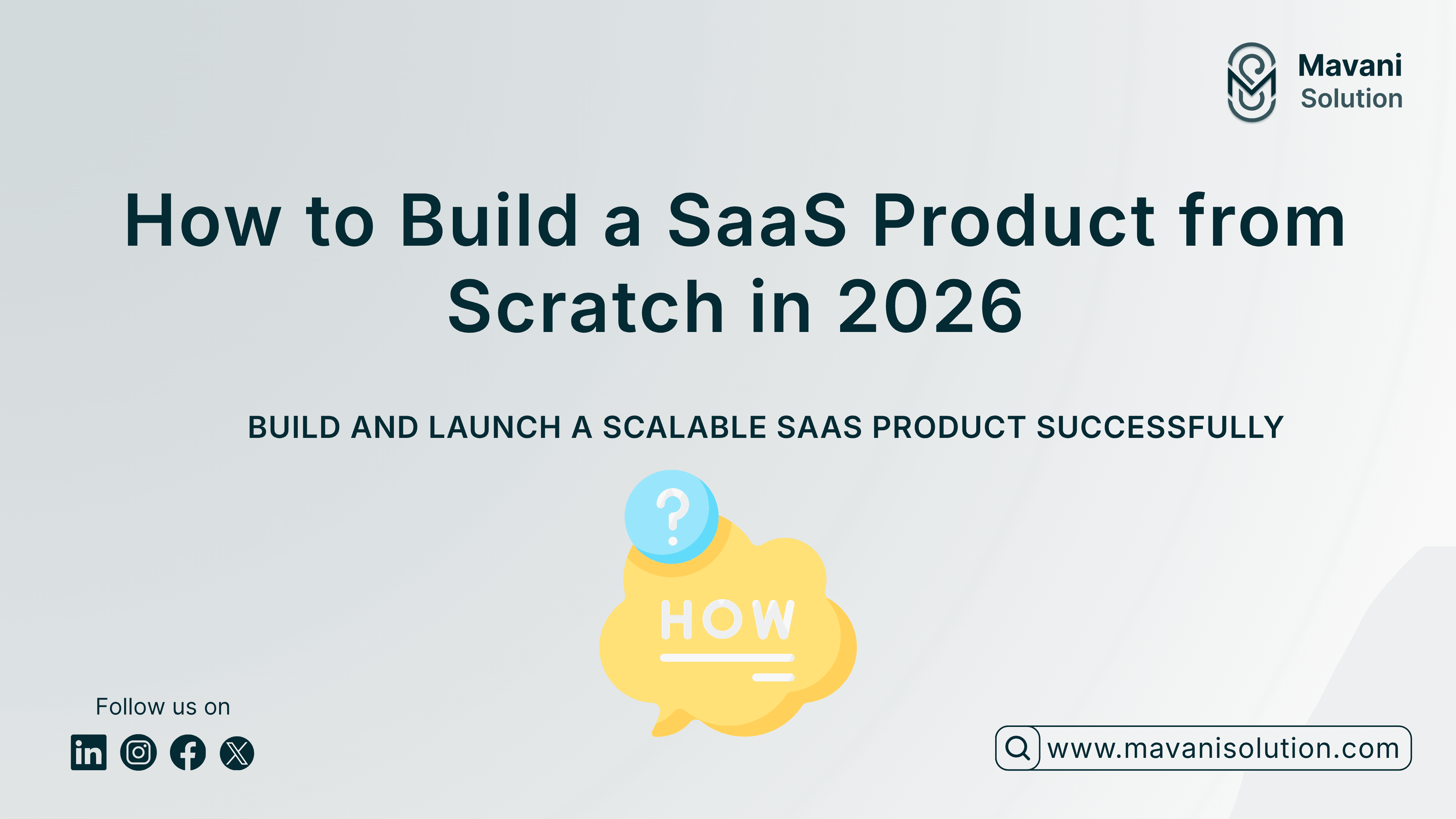Build and launch a scalable SaaS product successfully — cover image