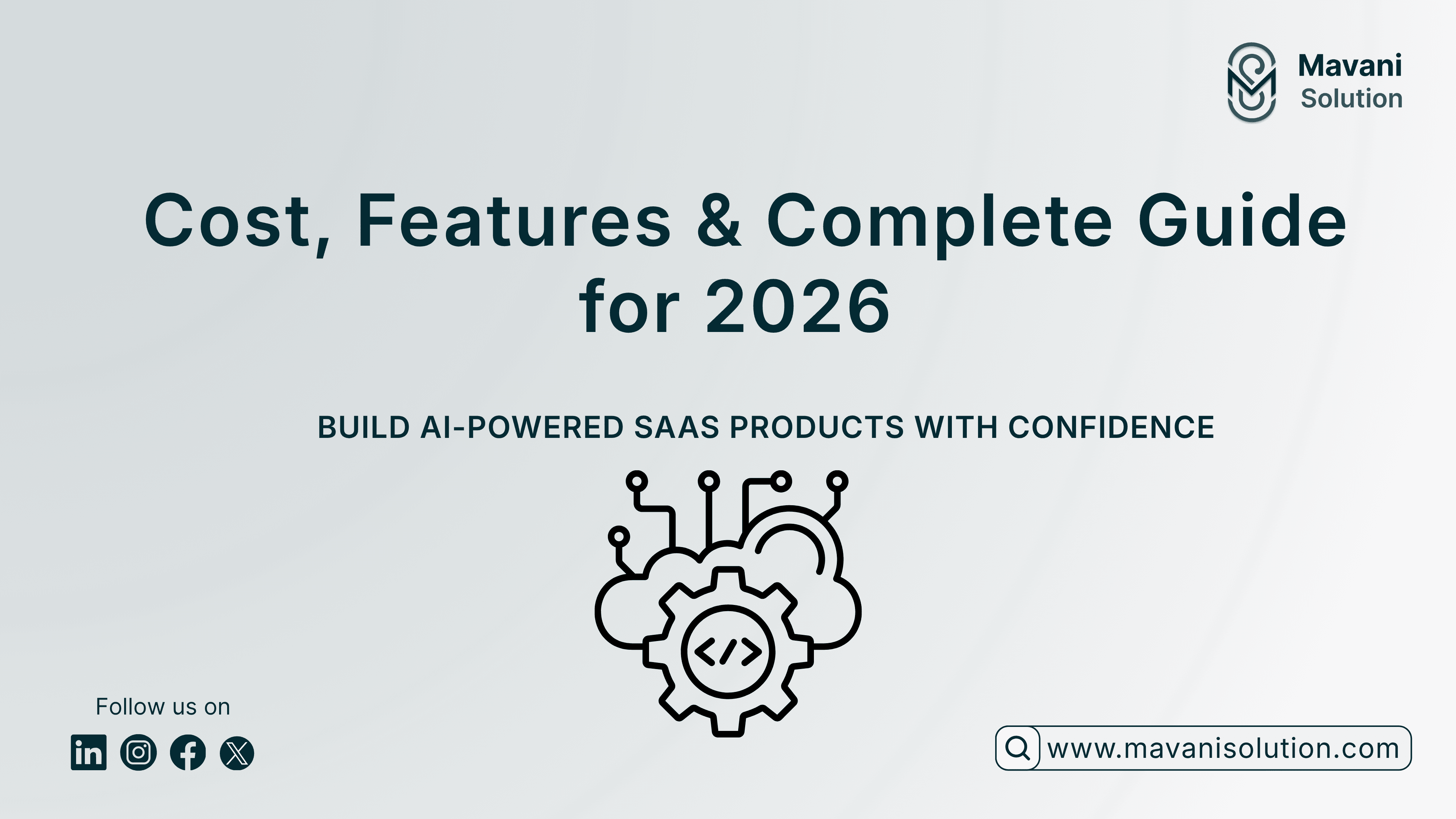 AI SaaS Development in India: Cost, Features & Complete Guide for 2026 — cover image